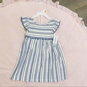 NWT Carter's navy striped dress